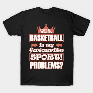 Basketball Basket Legayer Girls Team Women Basket T-Shirt